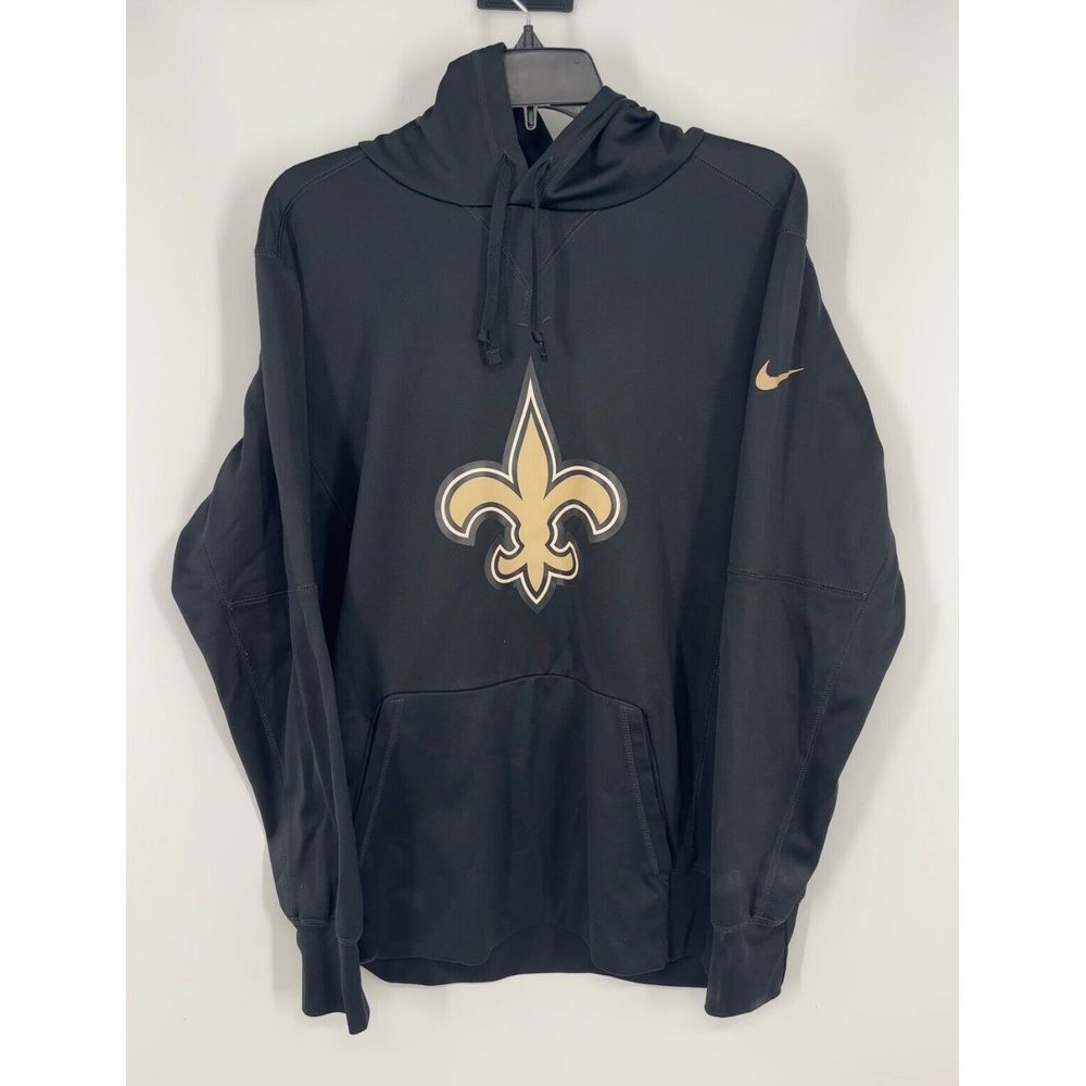 New Orleans Saints Nike Dri Fit Training Hoodie Pullover Sweatshirt Football MED